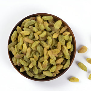 Afghan Green Raisins long