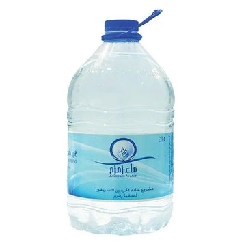 100% pure Zamzam water 5 litre bottle sourced from Mecca — Ghafori Foods