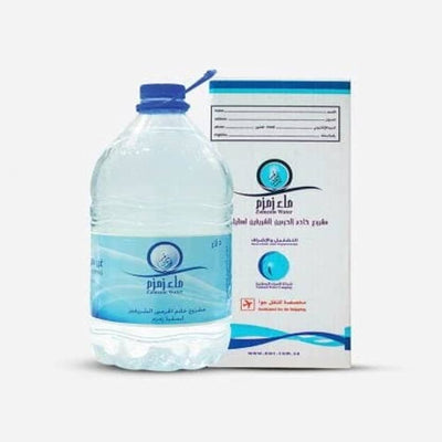 100% Pure Zamzam Water 5 liters – Sourced Directly from Mecca