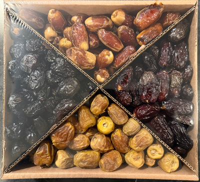 Premium 2kg Madinah Mixed Dates Gift Box | Authentic Saudi Selection | تمور المدينة المنورة